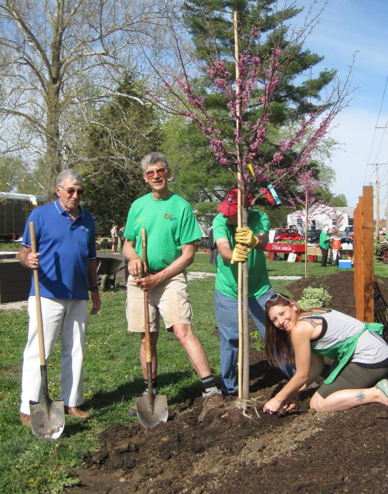 Project Leaders of the O'Fallon Garden Club in O'Fallon, Illinois